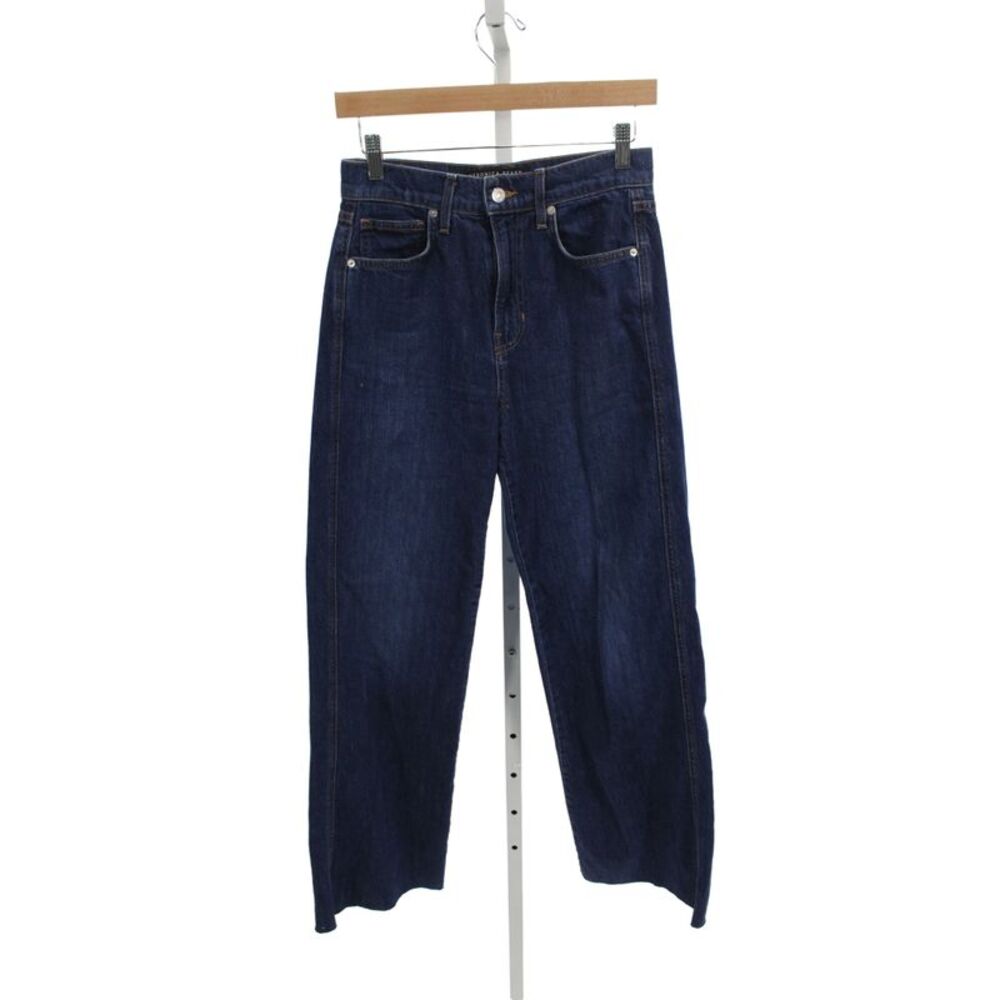 Veronica Beard Womens Blue High Waist Straight Jeans 29in Cotton Size 26